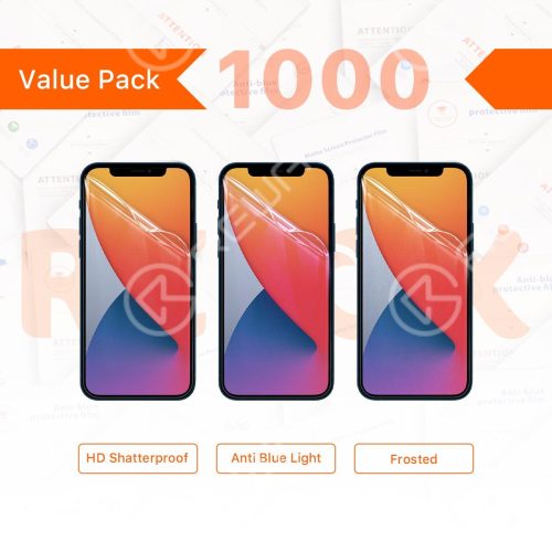 REFOX Mobile Phone Screen Protector Film Value Pack - 1000 PCS